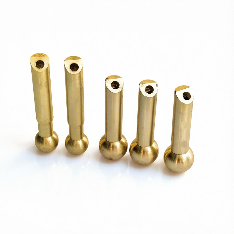 Nozzle Brass - Messing kogelvormige koelvloeistofspuitkop met doorlopend gat,