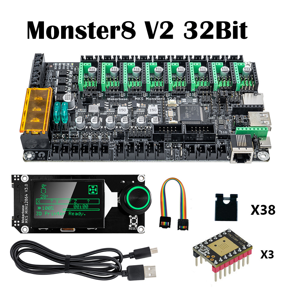 Mks Sgen - Makerbase Mks Monster8 V2 32bit 168Mhz