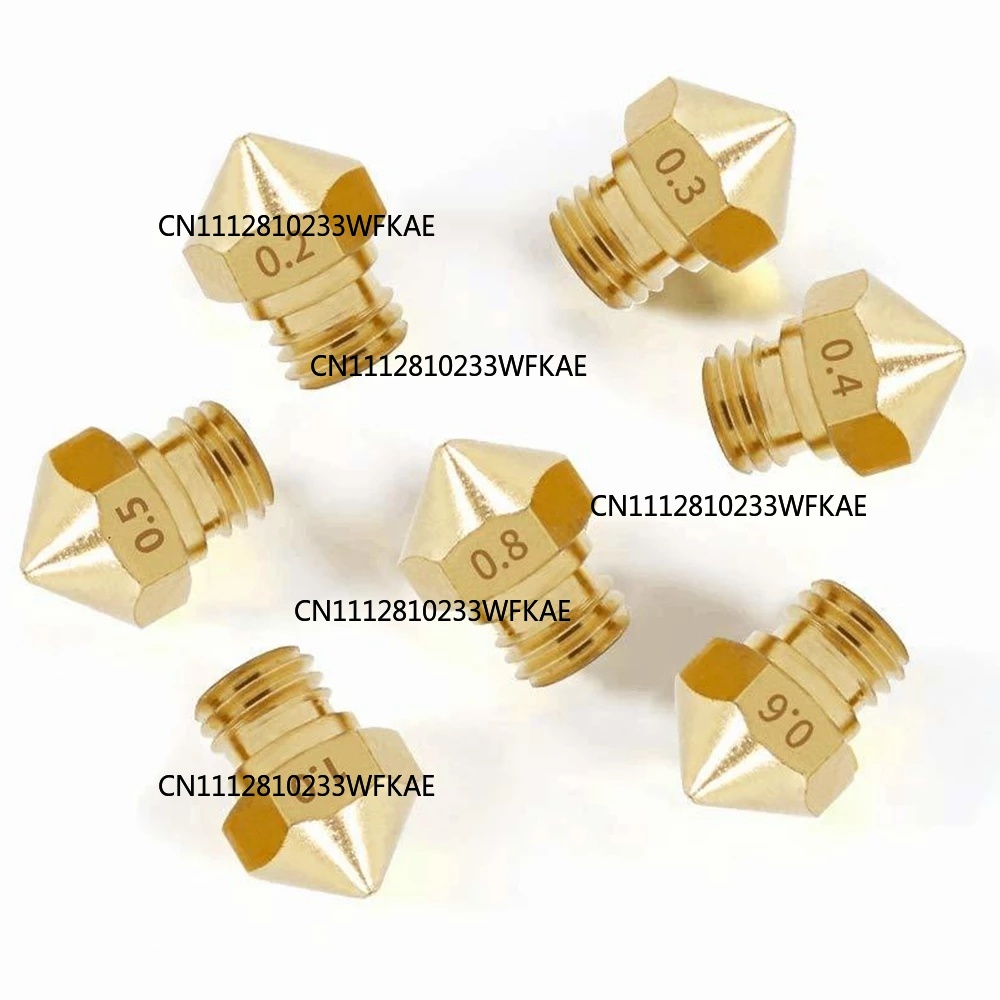 Printer Nozzle - 5 stuks MK10 M6 Extruder Nozzle