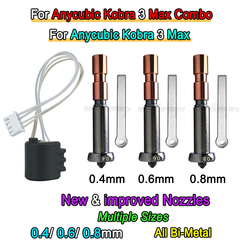 Hotend 0.4Mm - Nieuwe Upgrade Nozzle Voor Anycubic Kobra