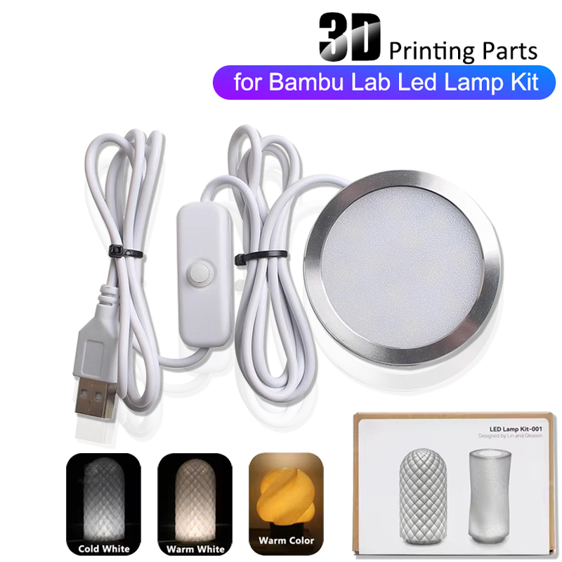 3D Printer Stand - Voor Bambu Lab Verstelbare lichtset LED-lichthardware