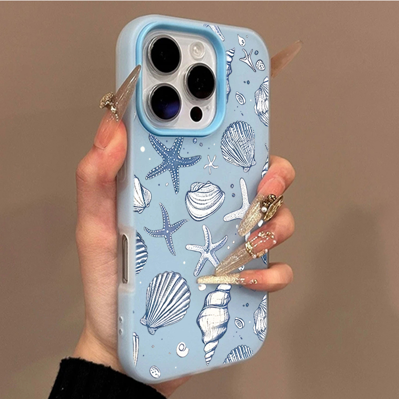 Tpu Filament - Blauwe Mariene Organismen Jelly Kleur Telefoonhoesje