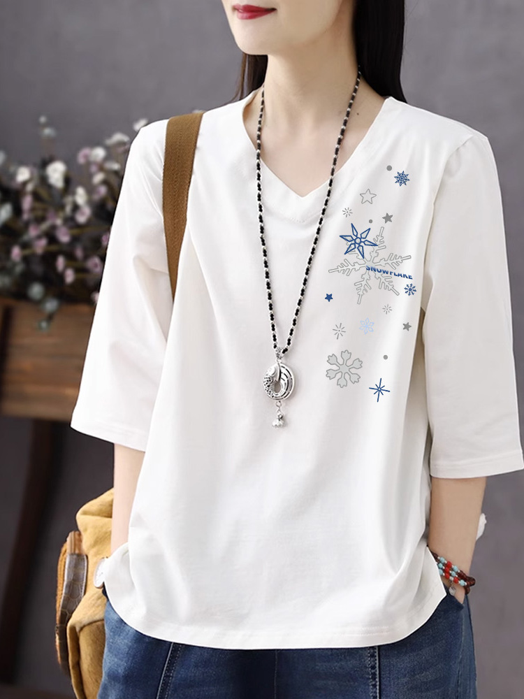 Resin Vat - Dames T-shirt van puur katoen met
