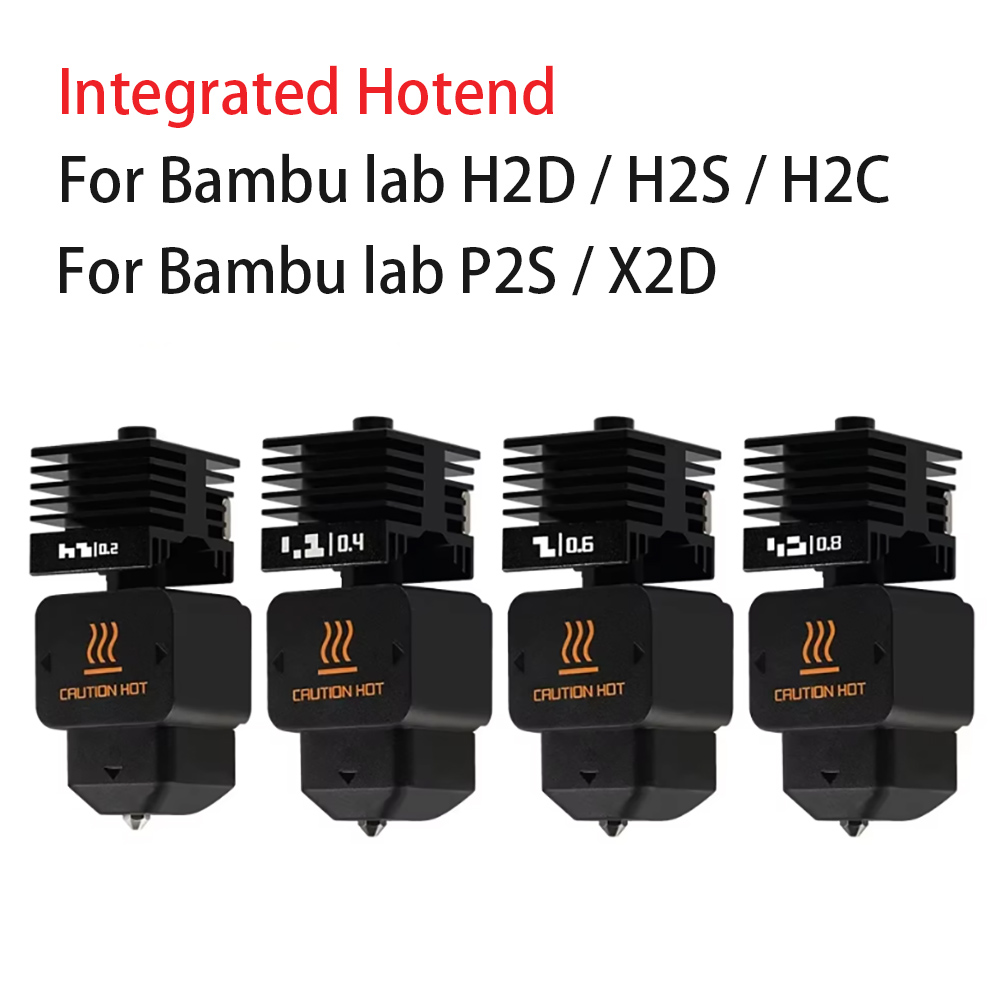 Hotend 0.4Mm - X2D Hotend High Flow voor Bambu