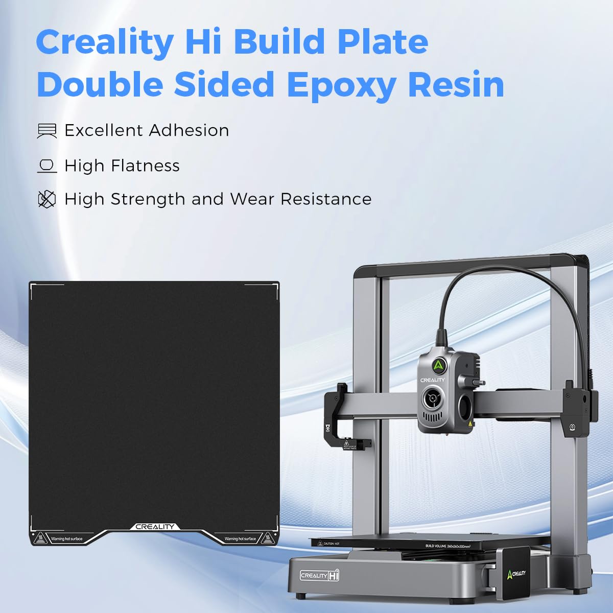 Creality Hi Epoxyhars bouwplaa - 3D Printer Bed recensie en prijs