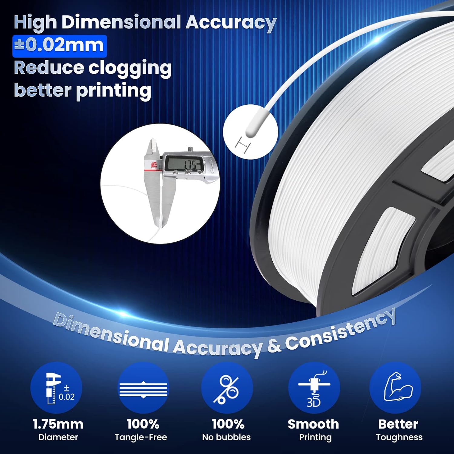 JAYO 3D PETG/PLA/PLA PLUS Prin - Filament 1.75 recensie en prijs