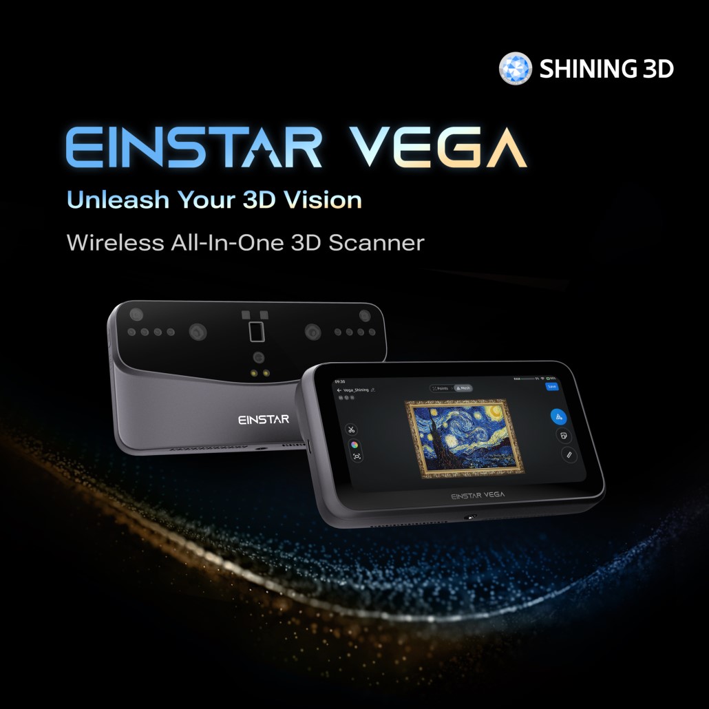 Shining Einstar Vega Scanner:  - Handheld 3D Scanner High Precision recensie en prijs
