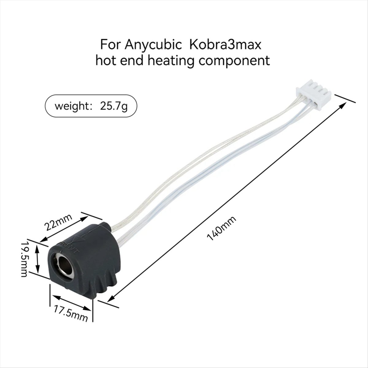 A64I Voor 3 Max Hotend Geïnteg - Hotend 0.4Mm recensie en prijs