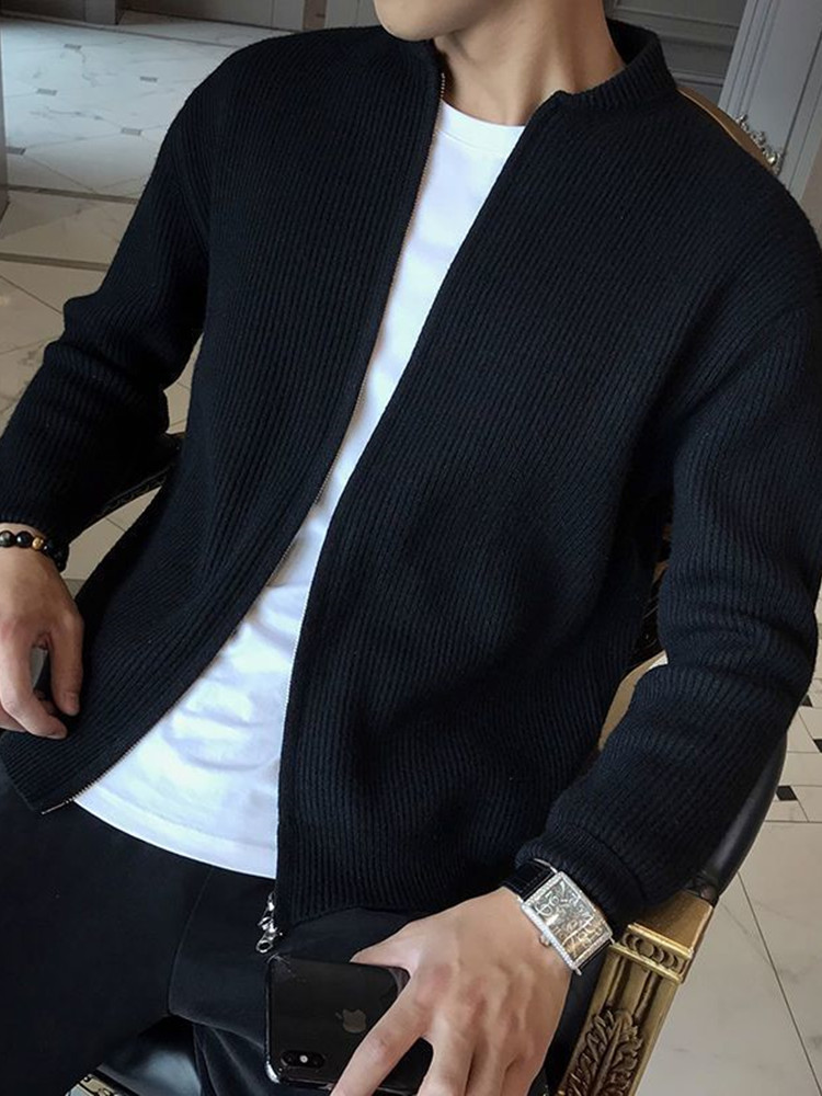 Gebreide heren cardigan trui,  - Resin Vat recensie en prijs