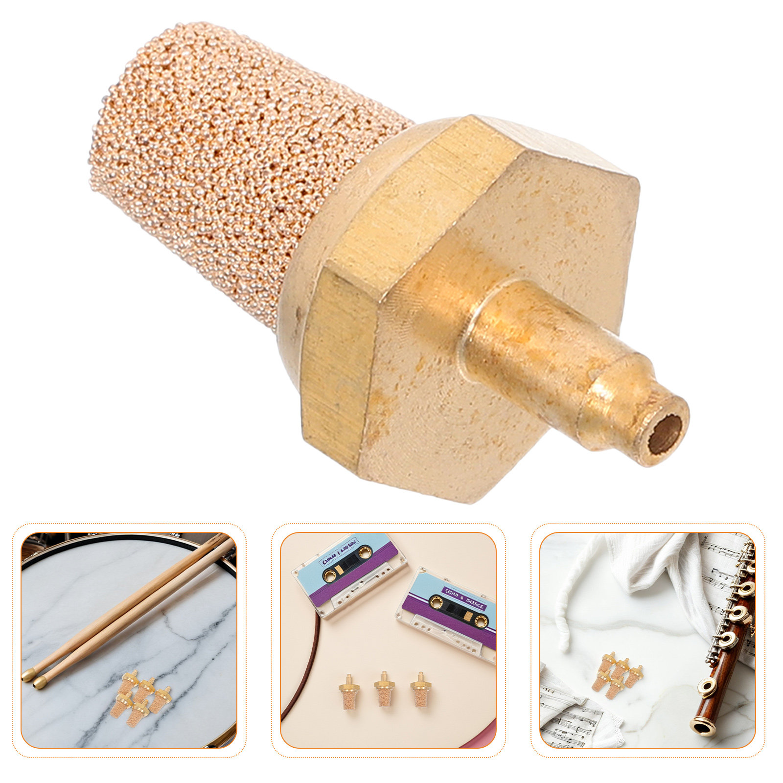 8 stuks koperen filtermondstuk - Nozzle Brass recensie en prijs