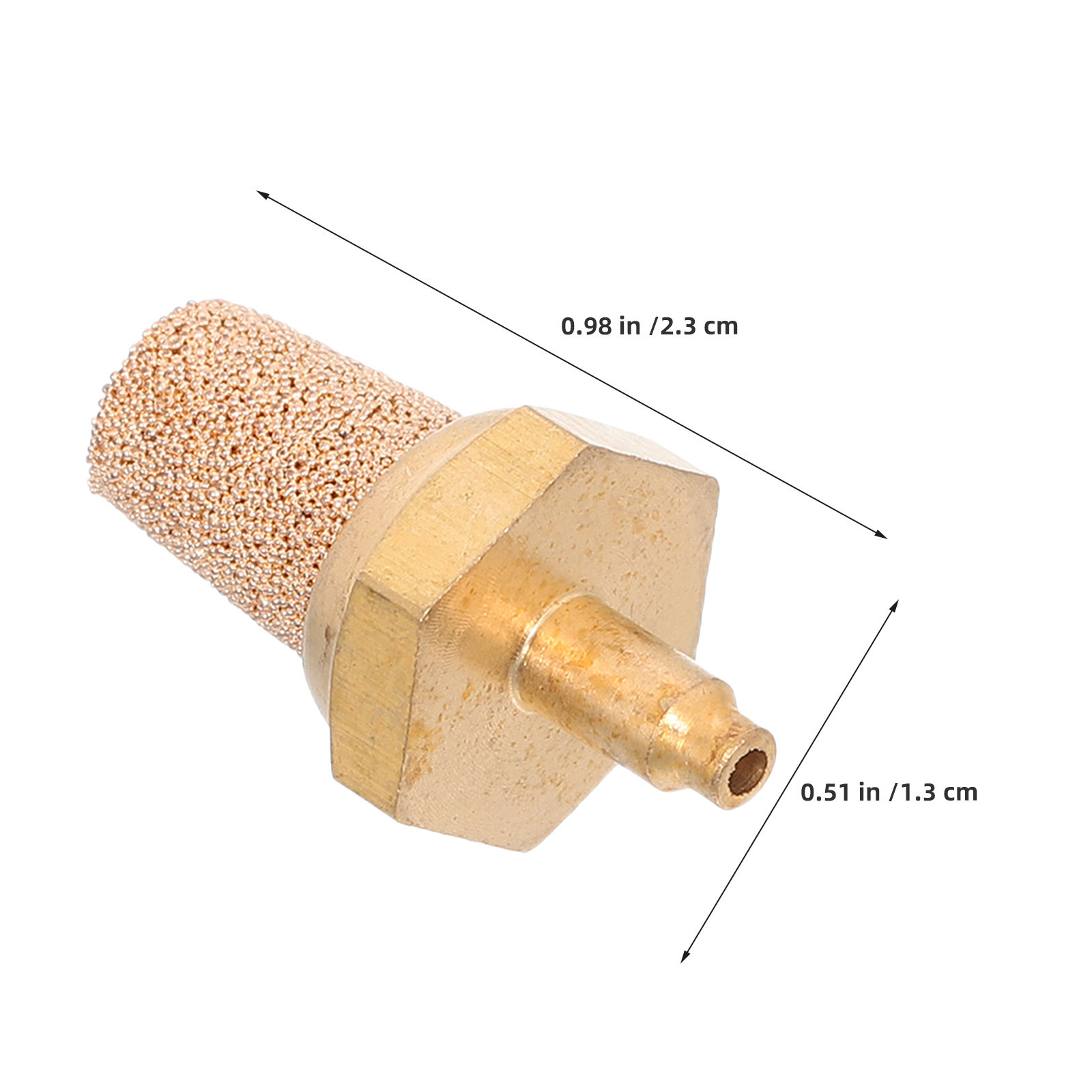 8 stuks koperen filtermondstuk - Nozzle Brass recensie en prijs