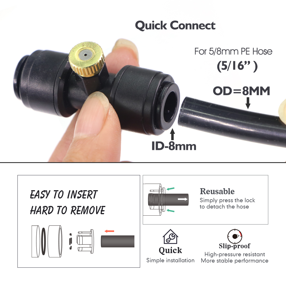 0,1-1 mm messing sproeikop met - Nozzle Brass recensie en prijs