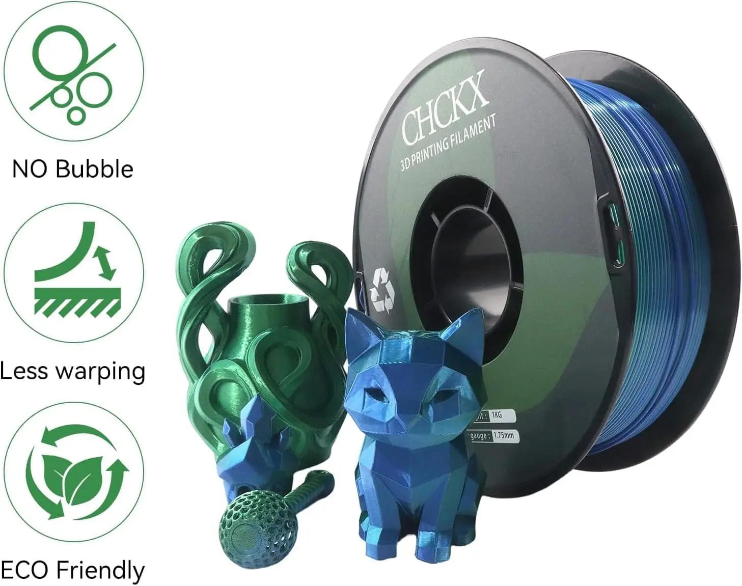 US Warehouse16 Pack Silk Rainb - Pla Filament recensie en prijs