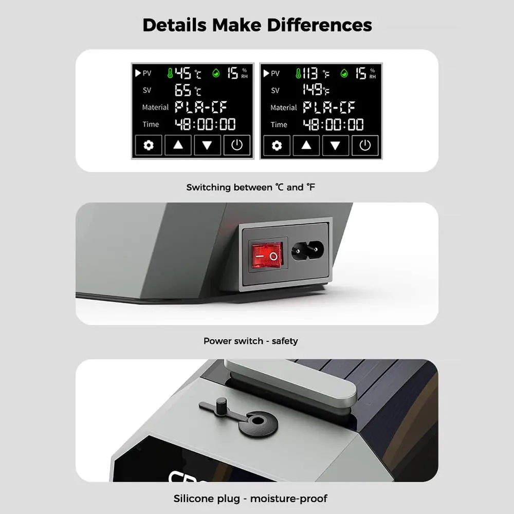 Creality Space Pi Filamentdrog - Enclosure 3D Printer recensie en prijs