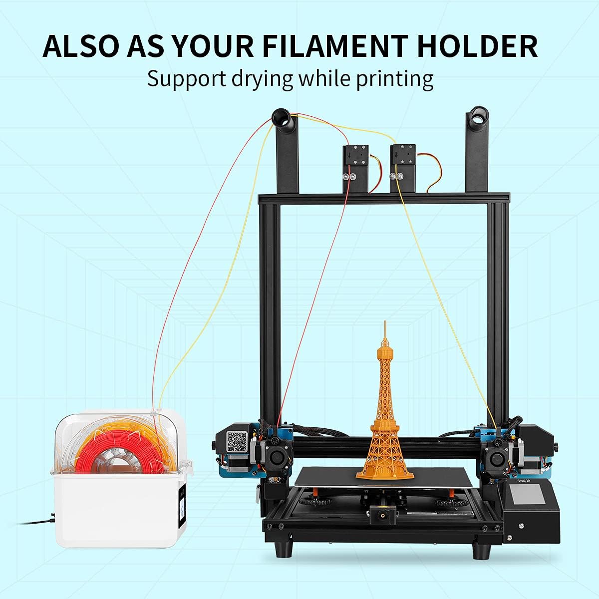 Sovol Filament Droger 2023, Sh - Enclosure 3D Printer recensie en prijs