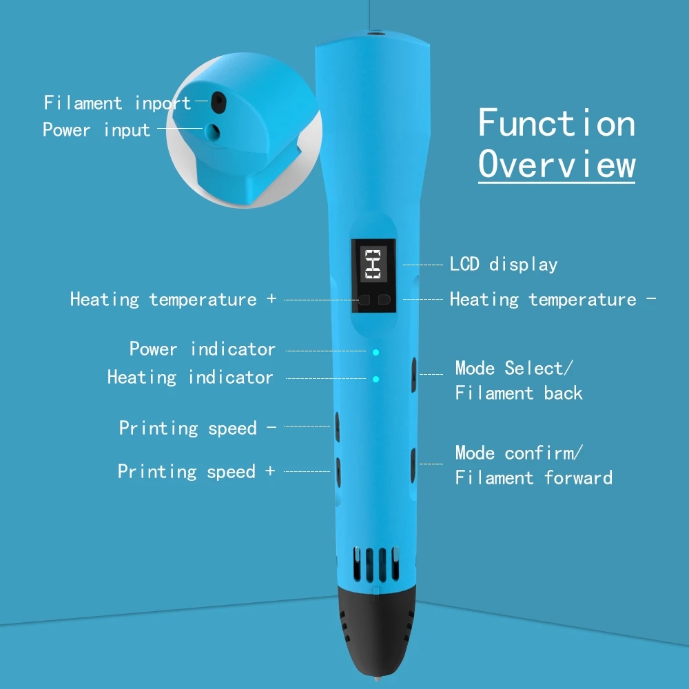 QCREATE 3D-printpen 1,75 mm PL - Pla Filament recensie en prijs