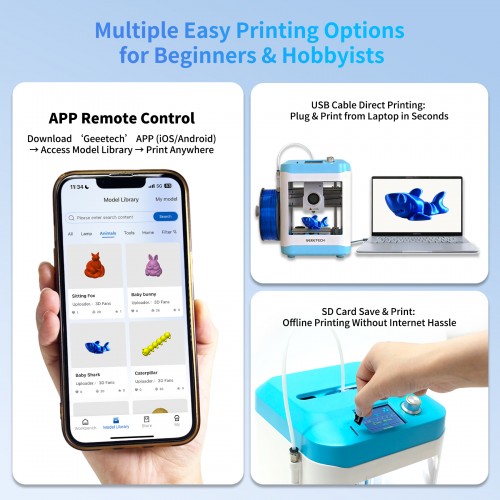 Geeetech EU Warehouse M1S Mini - Fdm Printer recensie en prijs