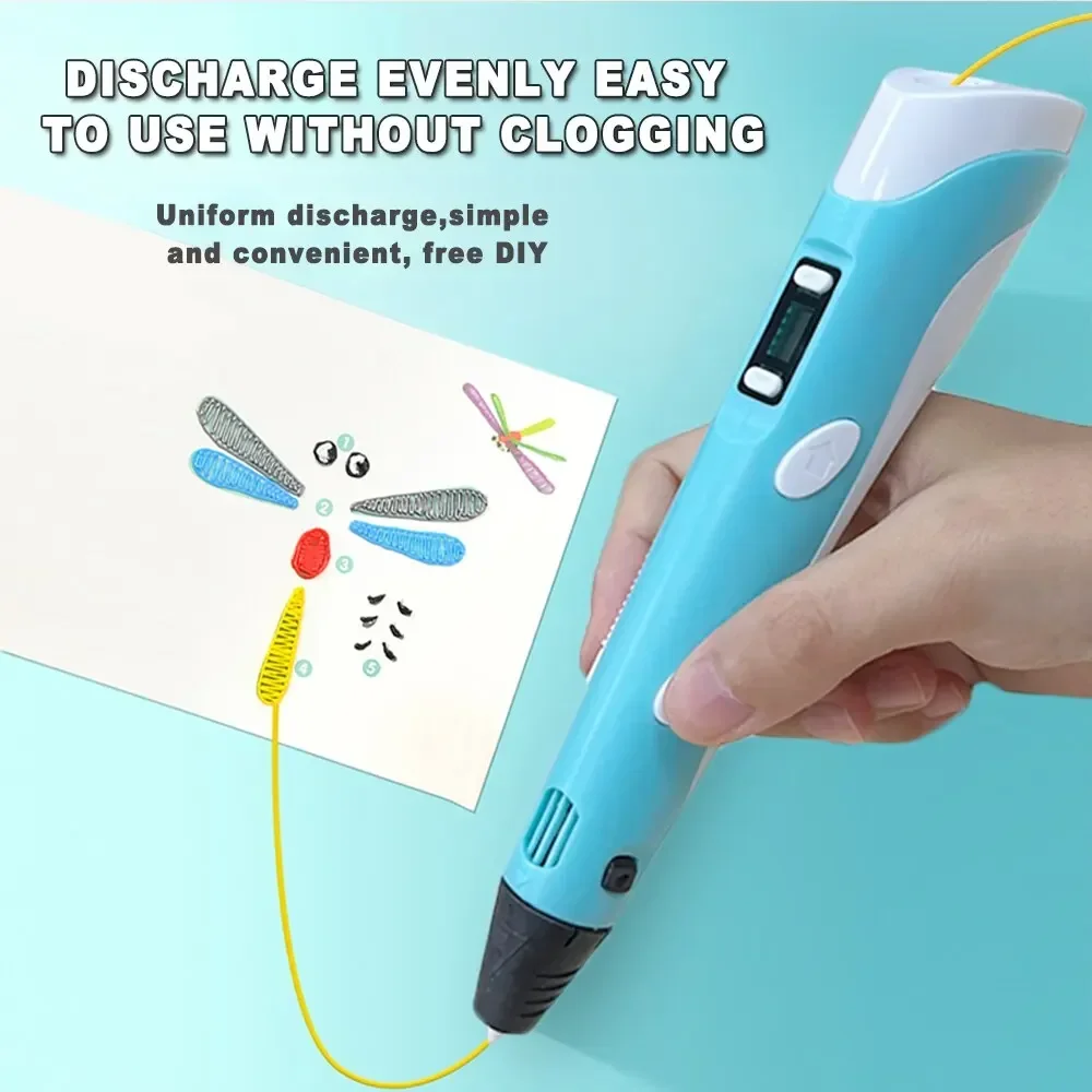 3 stuks LCD-scherm 3D-printpen - Pla Filament recensie en prijs