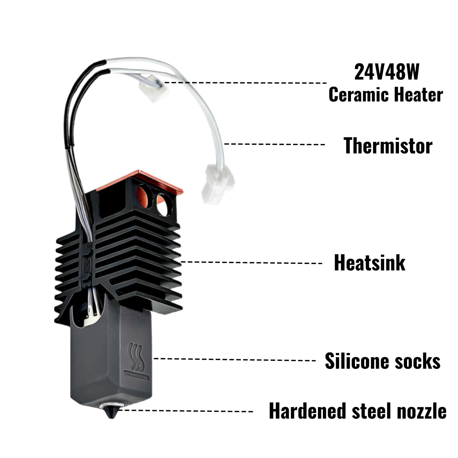 Voor Snapmaker U1 Hotend 24V 4 - High Flow Ceramic Hotend recensie en prijs
