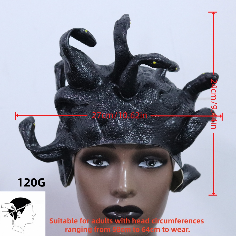 Medusa Latex pruikmasker, horr - Cobra Extruder recensie en prijs
