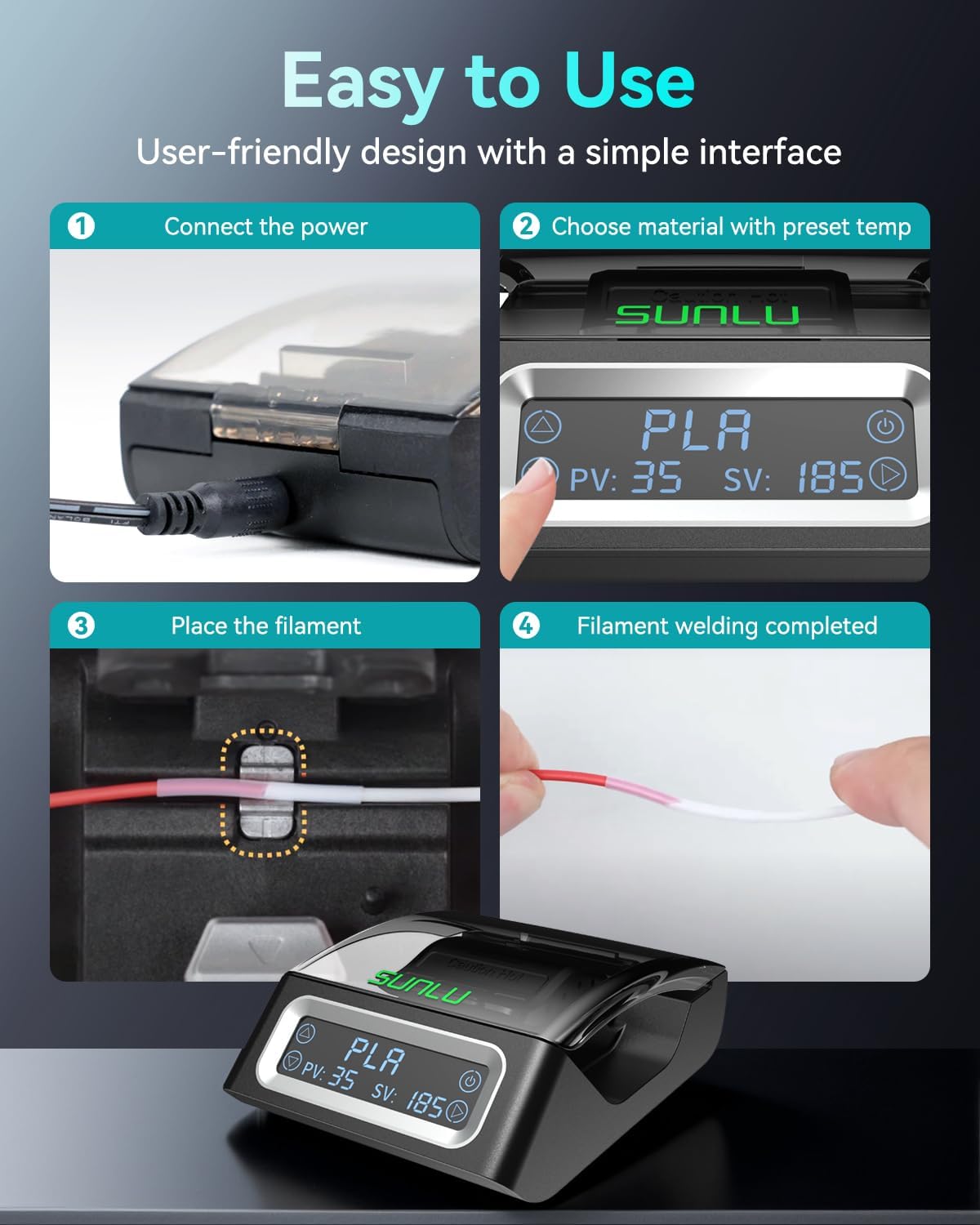 SUNLU FC01 Filamentconnector S - Abs Filament recensie en prijs