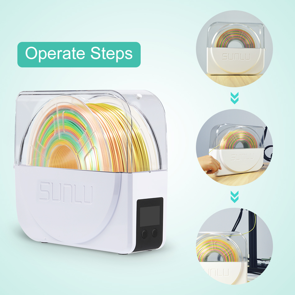 SUNLU Filament Droger S1 Plus  - Filament 1.75 recensie en prijs