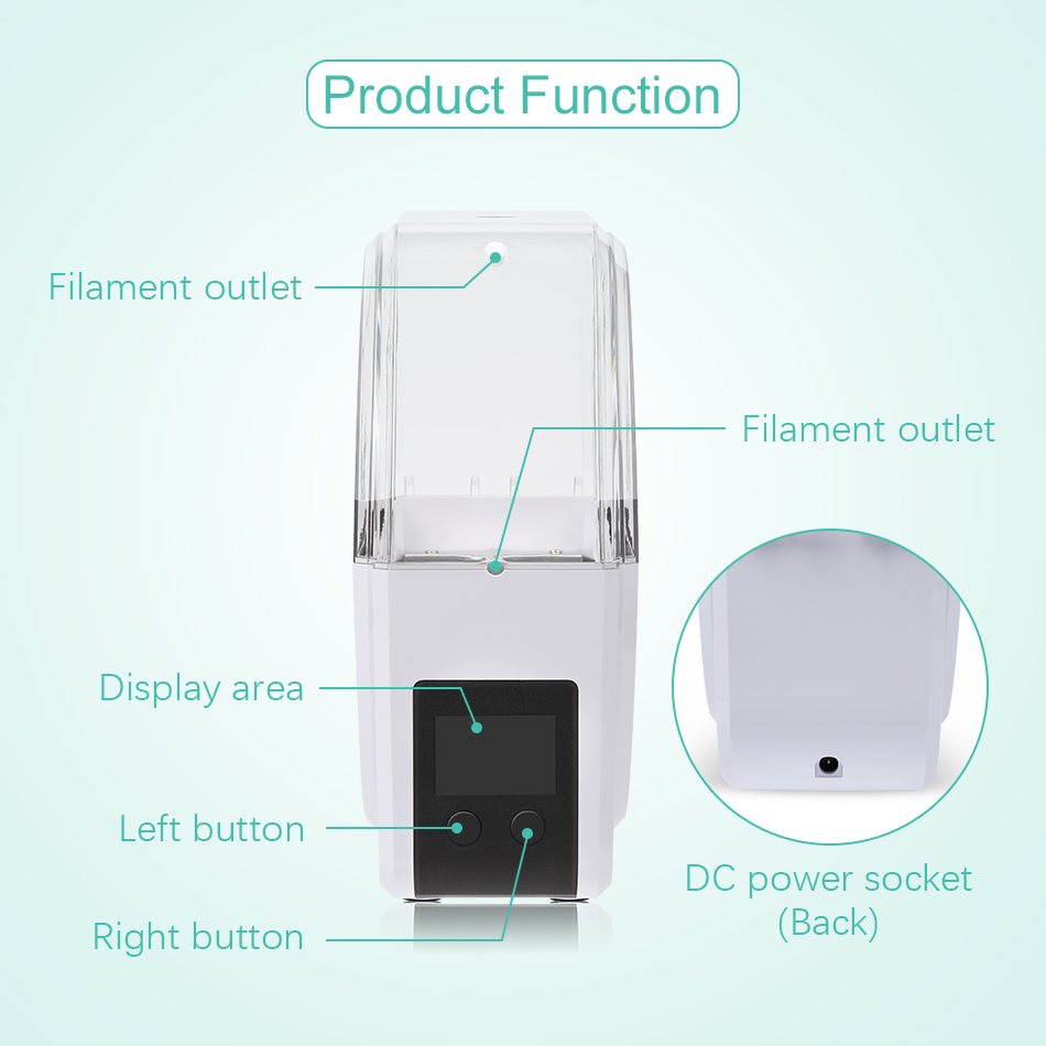 SUNLU Filament Droger S1 Plus  - Filament 1.75 recensie en prijs