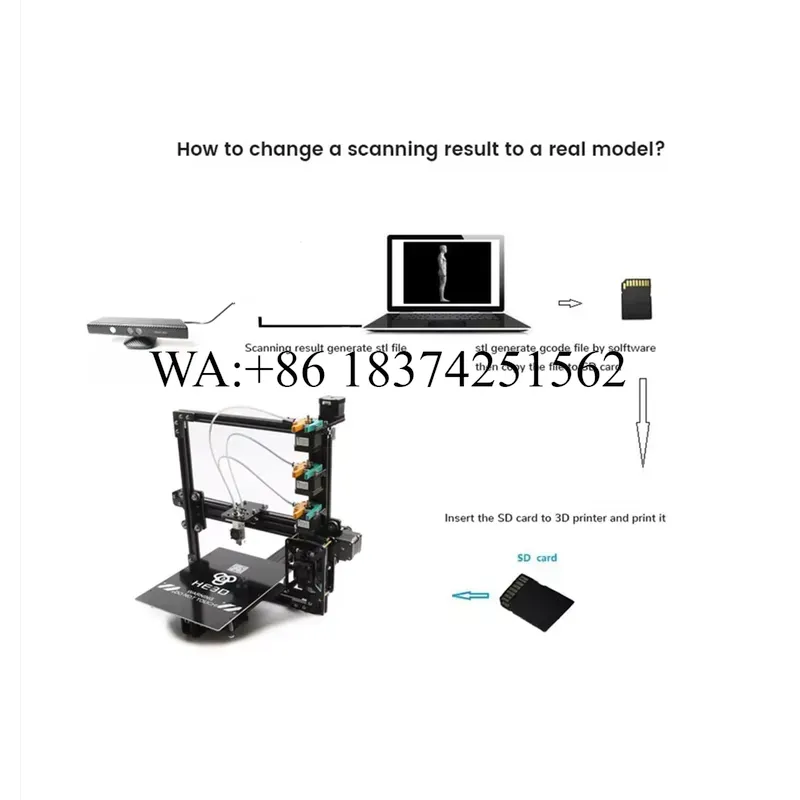 Wmwmnu ZS1 3D-scanner met hoge - Handheld 3D Scanner High Precision recensie en prijs