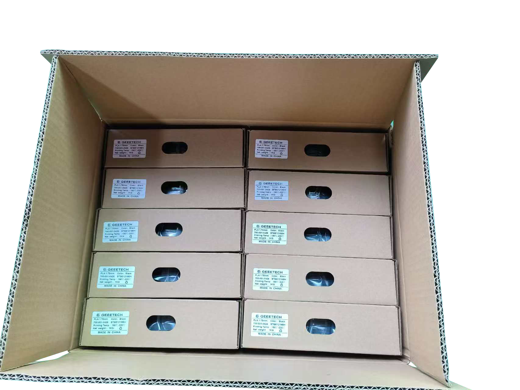GEEETECH 10 kg in één doos mat - Filament 1.75 recensie en prijs